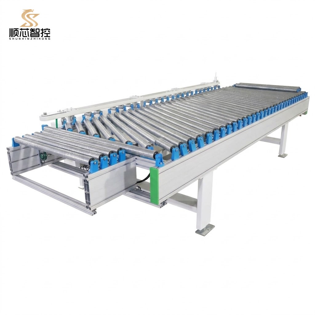 Automatic Edge Banding Loop Return Powered Roller Table