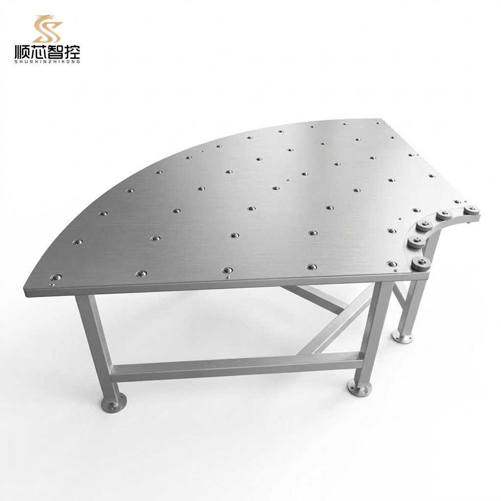 Sector 90 Degree Corner Air Flotation Table