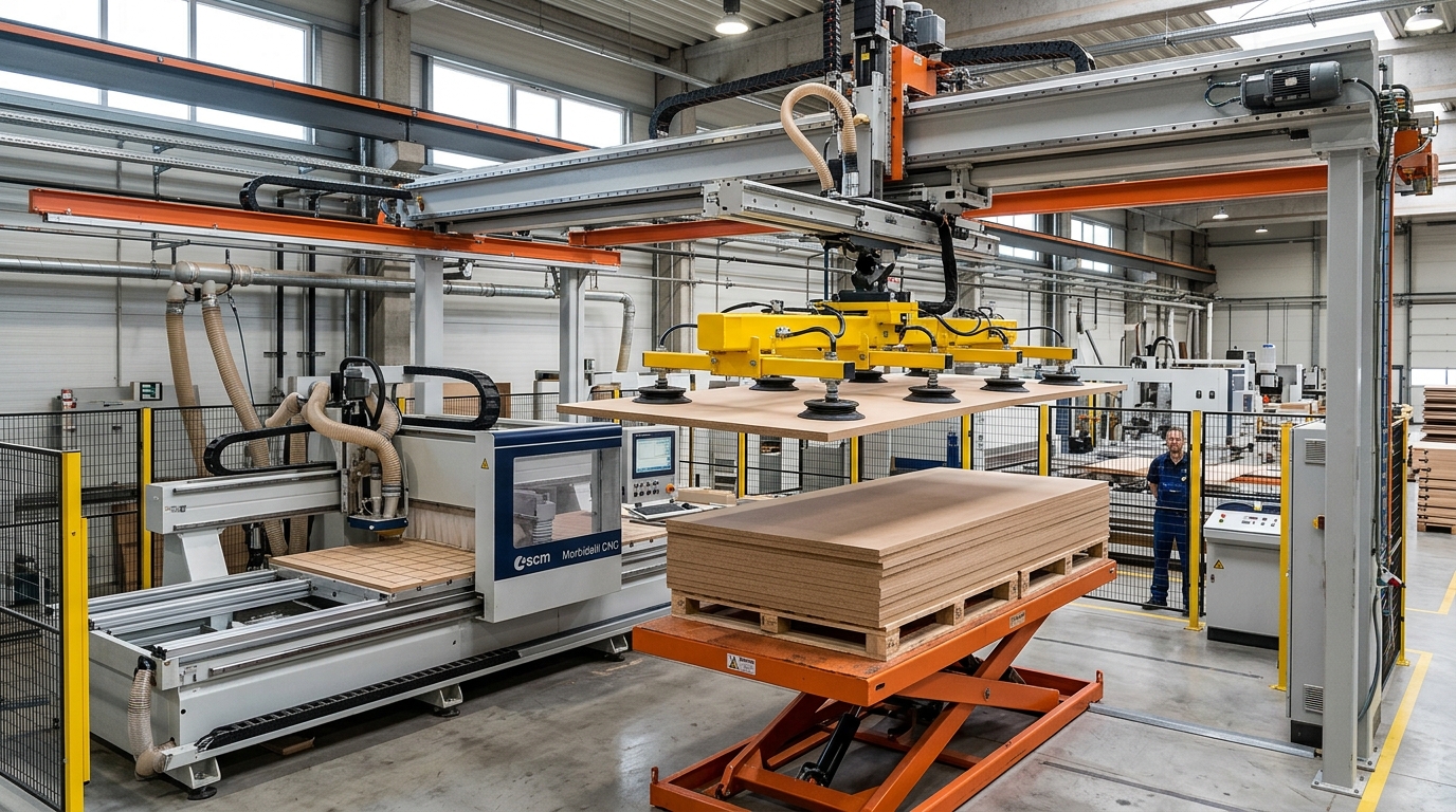 Vacuum Gantry Stacker Network